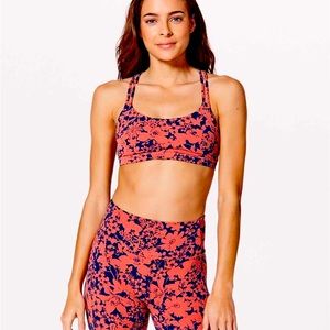 Lululemon All You Do Bra - Dark Canyon Onyx Blue - Size 12